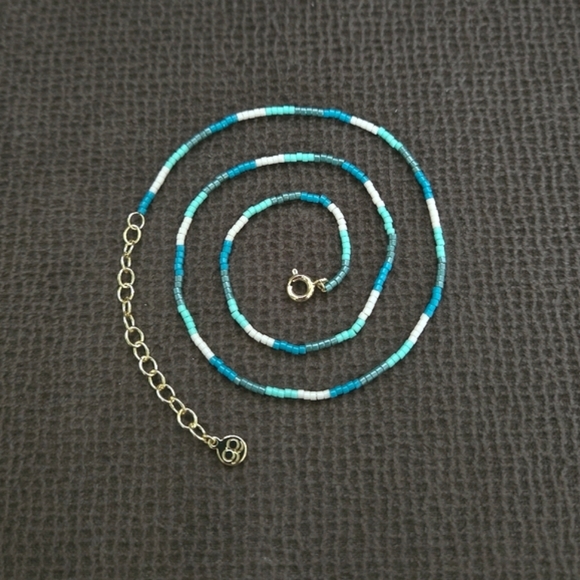 Gorjana "Gigi Stripe" Glass🪟 Bead Necklace - NWT - Picture 6 of 16